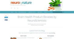 Desktop Screenshot of neurobynature.com