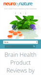 Mobile Screenshot of neurobynature.com